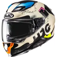 HJC F71 Faco MC28 Integraalhelm Wit/Zwart/Blauw XL