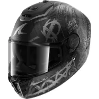 Shark Spartan RS Shiever Integraalhelm Mat/Koolstof/Zwart XS