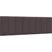 vidaXL Hoofdbordkussen "Hanko" 160 cm stof donkerbruin
