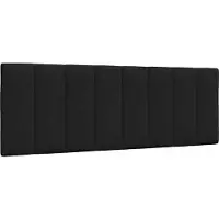 vidaXL Hoofdbordkussen "Hanko" 140 cm stof zwart