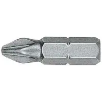 Witte Pz1 1/4´´ 25 Mm Pozidriv Kruiskopschroevendraaierbit 100 Eenheden