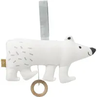 Fresk Polar Bear Rattle Wit