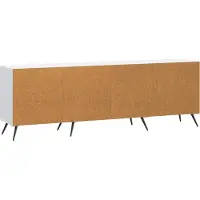 vidaXL TV Kast Wit 150 x 31 x 50 cm Bewerkt hout