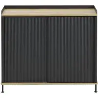 Muuto Enfold Sideboard 100x45x85 cm Laquered oak-anthracite black