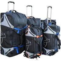 Arawaza Multifunctionele sporttrolley | Zwart / Blauw (Maat: S)