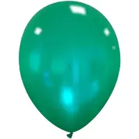 Ballonnenparade Voordeelpak 100 stuks Donker groene parelmoer metallic ballon 30 cm hoge kwaliteit
