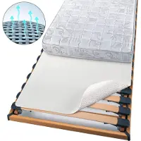 Beautissu Beautect – Matrasbeschermer 80x200 cm met Noppen – Antislip Lattenbodem & Matras Beschermer voor Bed & Boxspring – Oeko-Tex
