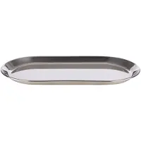 Aps Dienblad - Serveertray - RVS - 30 x 15,5 cm - Vaatwasserbestendig - Breukvast - Stapelbaar