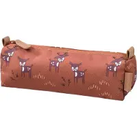 Fresk Etui Unisex – Waterafstotende Pennenzak - Etuis voor School - Pennenbakje voor Kinderen - Schoolspullen - -Bruin - Deer Amber Brown