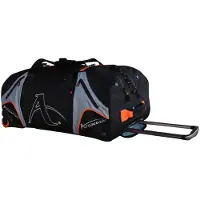 Arawaza Multifunctionele sporttrolley | Zwart / Oranje (Maat: S)