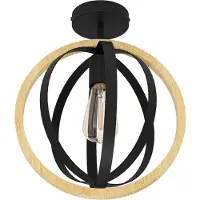 Eglo 43736, 1 lamp, E27, IP20, Zwart, Bruin