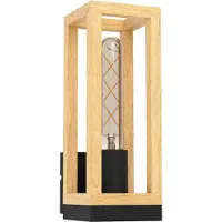 Eglo Houten Muurlamp Nafferton