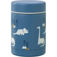 Fresk Dinosaur 300ml Thermal Bag Blauw Kinderen