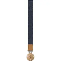 Fresk Speenkoord – 22 cm - Kraamcadeau - Speenketting met Velcro Sluiting - Speenhouder - Fopspeenkoord - Donkerblauw -
