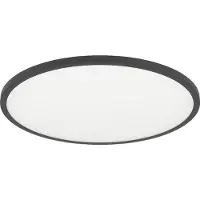 Eglo Slimme Slanke Plafondlamp Sarsina Z Ø 60cm Zwart