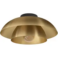 Eglo Plafondlamp Cenciara, dimbaar, messing / goud, Woon-/ Eetkamer, metaal, plafondlamp