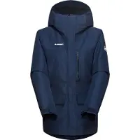 Mammut - Women's Fall Line Hardshell Thermo Hooded Jacket - Ski-jas L, blauw