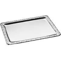 Aps SCHNER ESSEN" dienblad, (B)500 x (D)360 mm, zilver