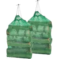 Esschert Design Gemengd haardhout 44dm³ (2 x 22dm³) - Gedroogd brandhout in netzak