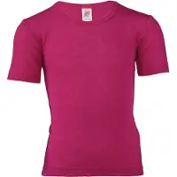 Engel - Kinder Unterhemd S/S - Merino-ondergoed 152, roze