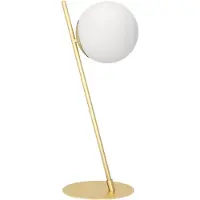 Eglo Tafellamp Rondo 4 goud met witte bol