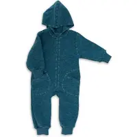 Engel - Baby-Overall mit Kapuze und Reißverschluss - Overall 110/116, blauw