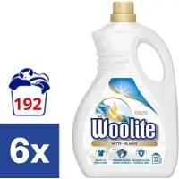 Woolite Vloeibaar Wasmiddel Witte Was - 6 x 1.9 l (192 wasbeurten)