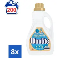 Woolite vloeibaar wasmiddel alle textiel - 200 wasbeurten - 8 x 1.5L (25 wasbeurten)
