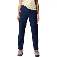 Columbia - Women's Leslie Falls Convertible Pant - Trekkingbroek 10 - Short, blauw