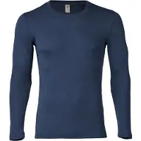 Engel - Shirt L/S - Merino-ondergoed 46/48, blauw