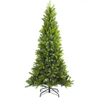 A Perfect Christmas Utah kunstkerstboom smal - 210 cm - groen - Ø 104 cm - 1.140 tips - metalen voet