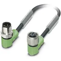 Phoenix Contact 1539460 Sensor/actuator connector, geassembleerd M12 Aantal polen (sensoren): 4 Stekker, haaks, Bus, haaks 15.00 m 1 stuk(s)