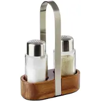 Aps Peper & zout menage wood - 11 -5x5 -5xh17 cm