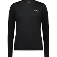 Mons Royale - Women's Diversion Merino Bike Jersey L/S - Fietsshirt S, zwart