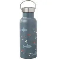 Fresk Shark Thermal Bottle 500ml Transparant Kinderen