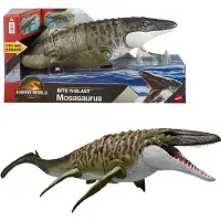 Mattel Bite 'N Blast Mosasaurus - Bijtende en beweegbare actiefiguur