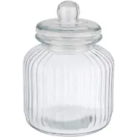 Assheuer & Pott Voorraadpot - Bewaarpot - Glas - Ø 17 cm - Ø 9 cm - Vaatwasserbestendig - Breukvast