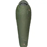 Grüezi Bag - Biopod Wolle Survival Ice - Donzen slaapzak 185 cm - 215 x 80 x 50 cm, groen