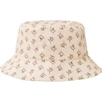 Fresk UV 50+ Zonnehoed voor kinderen 74 – Beschermende Reishoed – Hoofdbescherming Unisex - Ecru - Olives