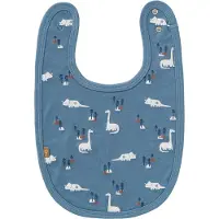 Fresk Slabbetje Jongens - Kraamcadeau – Spuugdoekje – Kwijldoekje - Blauw - Dino