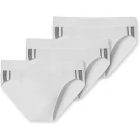 Schiesser Slip donkergrijs / offwhite