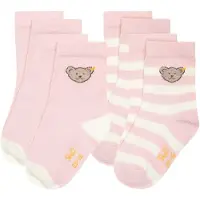 Steiff Sokken lichtbeige / donkerbeige / bruin / pastelroze