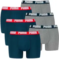 Puma Boxershorts navy / grijs / rood / wit