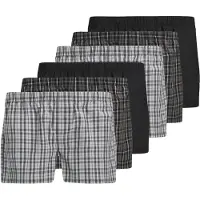 Jack & Jones Jacmilano Woven Boxers 6 Pack Geweven Boxershorts