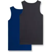Sanetta Onderhemd blauw / donkerblauw / donkergrijs / zwart