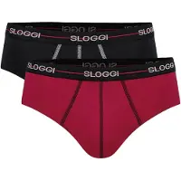 Sloggi Slip rood / zwart / wit