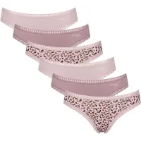 Sloggi Slip bruin / rosa