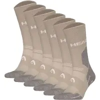 Head Sportsokken taupe / grijs gemêleerd / wit
