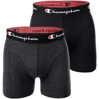 Champion Boxershorts grijs gemêleerd / rood / zwart / wit