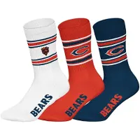 NFL Sokken ' NFL Chicago Bears Crew ' donkerblauw / rood / wit